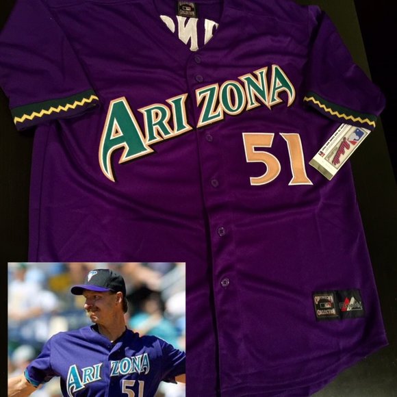 randy johnson purple jersey